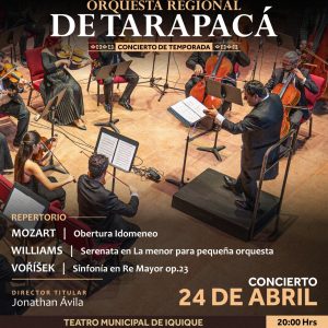 24 de abril: Concierto de Temporada | Orquesta Regional de Tarapacá