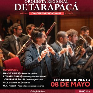 08 de mayo: Concierto Educacional | Orquesta Regional de Tarapacá