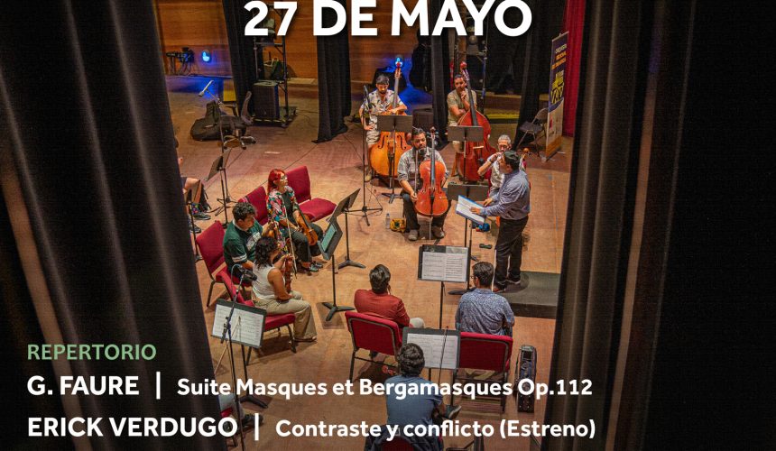 27 de mayo: Ensayo abierto al Público | Orquesta Regional de Tarapacá
