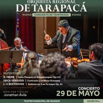 29 de mayo: Concierto de Temporada | Orquesta Regional de Tarapacá