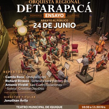 24_junio_ensayo_orquesta_regional_tarapaca 24 de junio: Ensayo abierto al público | Orquesta Regional de Tarapacá