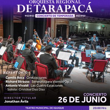 26_junio_concierto_orquesta_regional_tarapaca 26 de junio: Concierto de Temporada | Orquesta Regional de Tarapacá