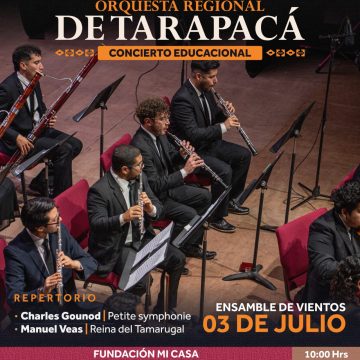 03 de julio: Concierto Educacional | Orquesta Regional de Tarapacá