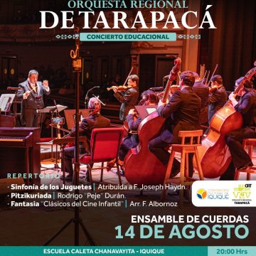 Concierto-ORT-14-agosto-2026 14 de agosto: Concierto Educacional | Orquesta Regional de Tarapacá