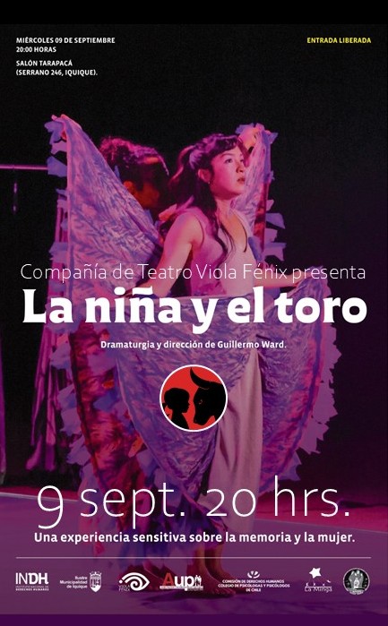 La-nina-y-el-toro-viola-fenix “La niña y el toro”: Compañía de Teatro Viola Fénix presenta obra sobre memoria y mujer en Iquique