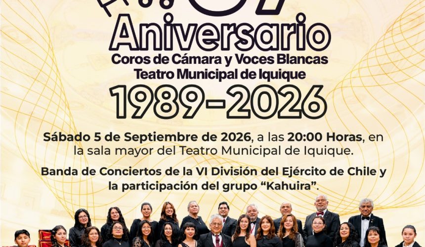 5 de septiembre: Concierto de Gala | 37º Aniversario Coros de Cámara y Voces Blanca