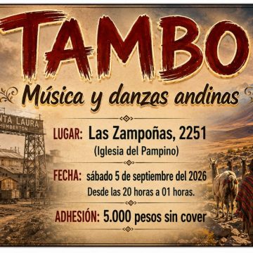 5 de septiembre: Tambo Música y Danzas Andinas