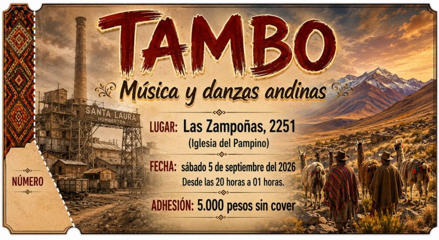 5 de septiembre: Tambo Música y Danzas Andinas