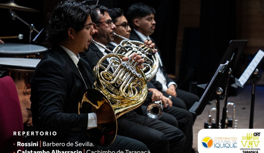 2 de octubre: Orquesta Regional de Tarapacá presenta concierto educacional de ensamble de vientos