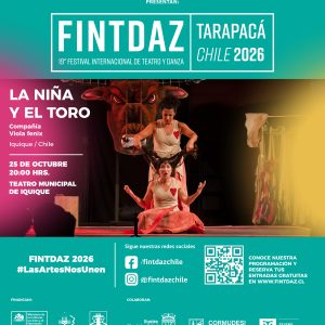 25 de octubre: “La niña y el toro” llega al Teatro Municipal de Iquique en el festival FINTDAZ 2026