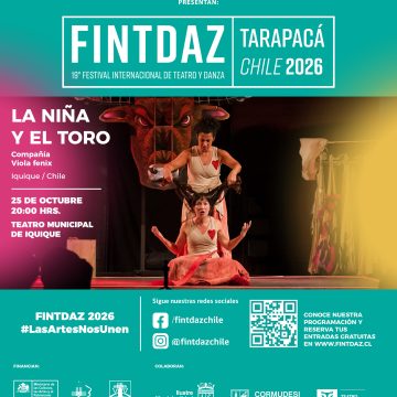 25 de octubre: “La niña y el toro” llega al Teatro Municipal de Iquique en el festival FINTDAZ 2026